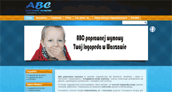 Desktop Screenshot of abcpoprawnejwymowy.pl